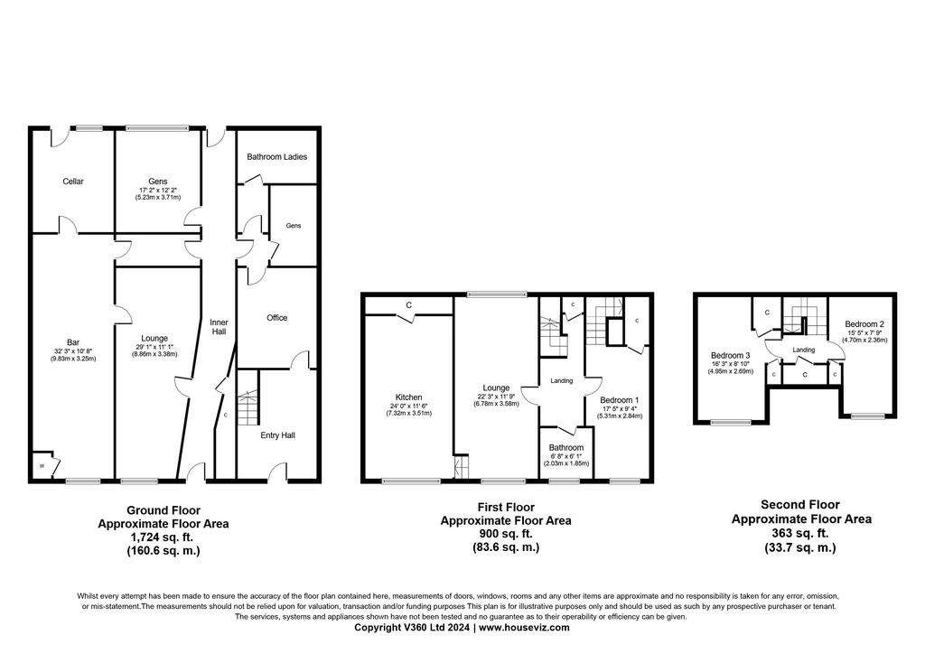 3 bedroom detached house for sale - floorplan