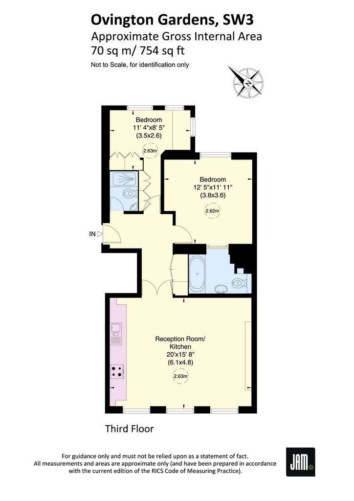 2 bedroom flat for sale - floorplan