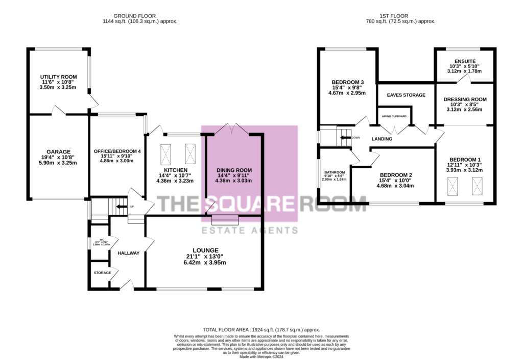 4 bedroom detached house for sale - floorplan