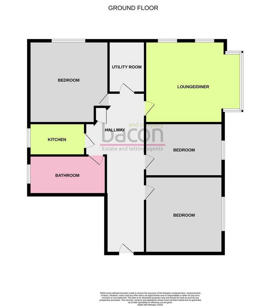 3 bedroom flat for sale - floorplan