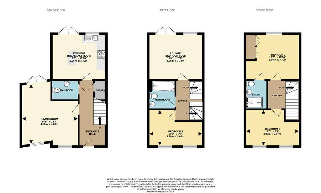 4 bedroom house for sale - floorplan