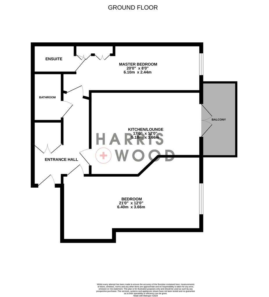 2 bedroom flat for sale - floorplan