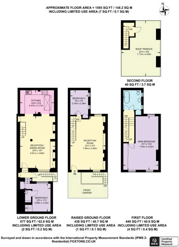 3 bedroom house to rent - floorplan