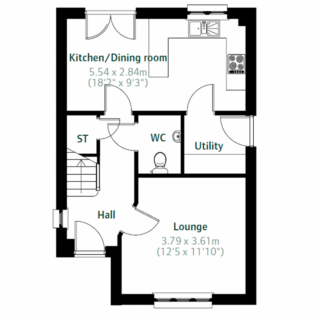 3 bedroom detached house for sale - floorplan