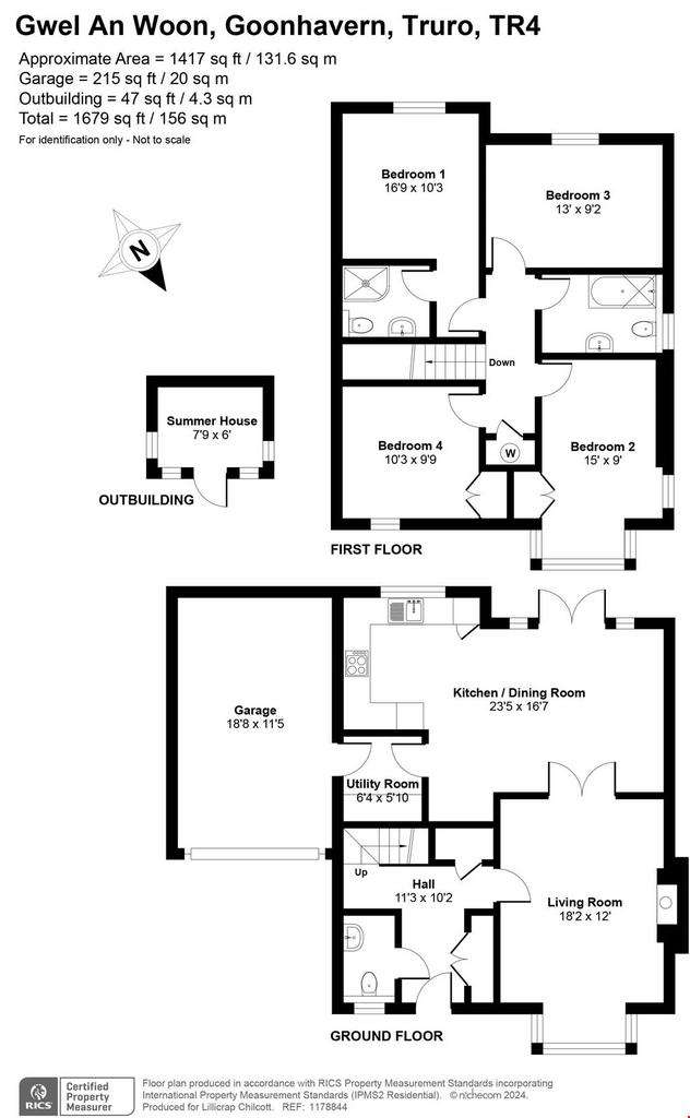 4 bedroom link-detached house for sale - floorplan