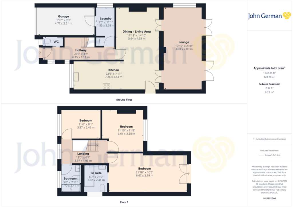 3 bedroom detached house for sale - floorplan