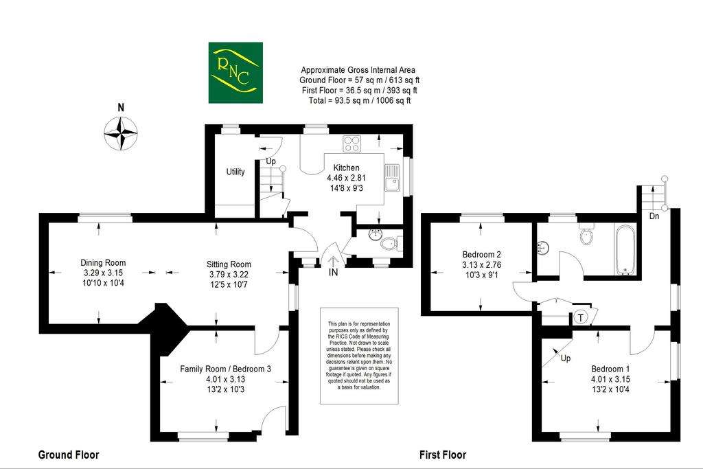 2 bedroom semi-detached house for sale - floorplan