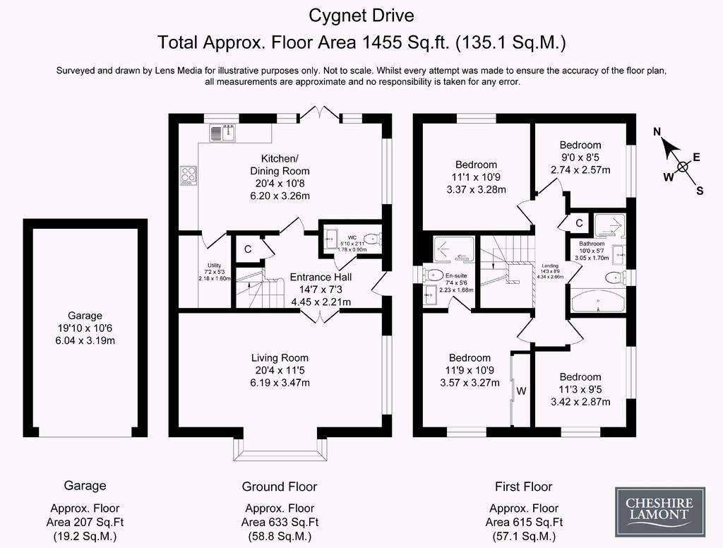 4 bedroom detached house for sale - floorplan