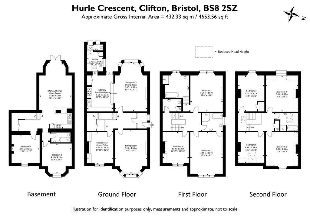 7 bedroom semi-detached house for sale - floorplan