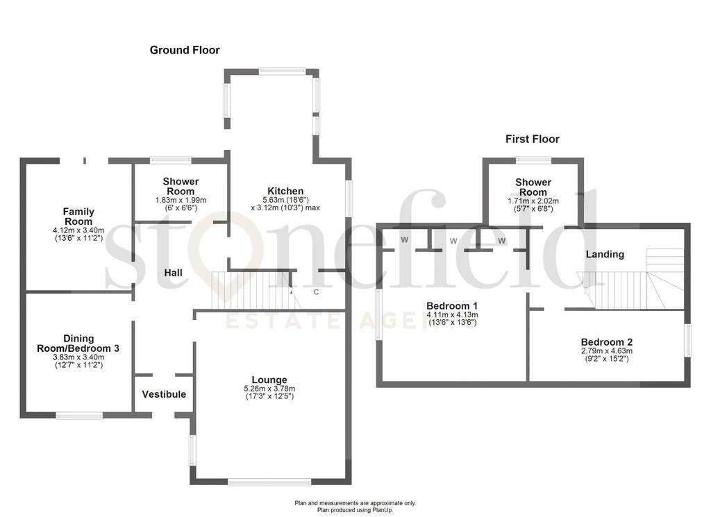 3 bedroom detached villa for sale - floorplan