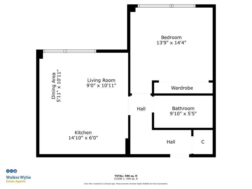 1 bedroom flat for sale - floorplan