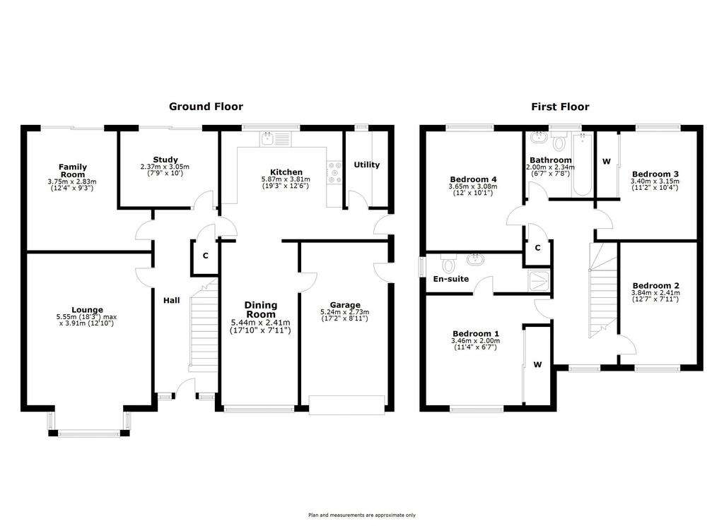 4 bedroom detached house for sale - floorplan