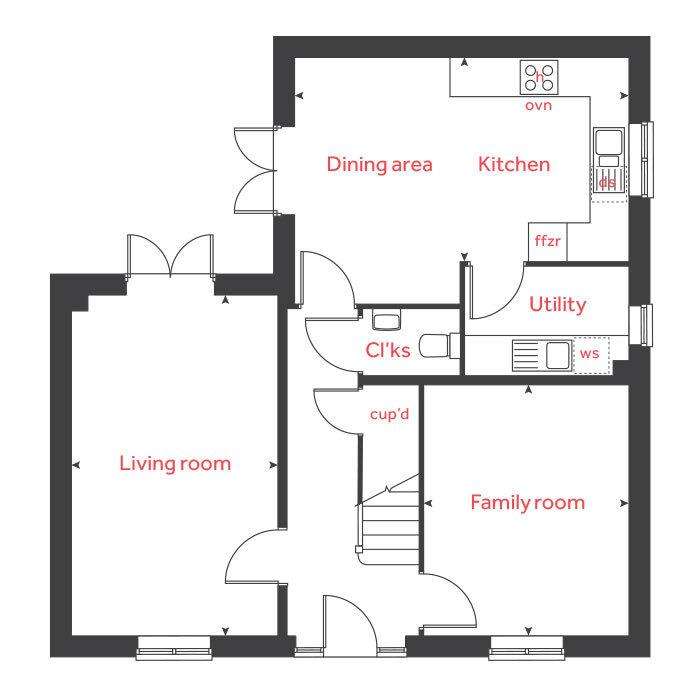 4 bedroom detached house for sale - floorplan