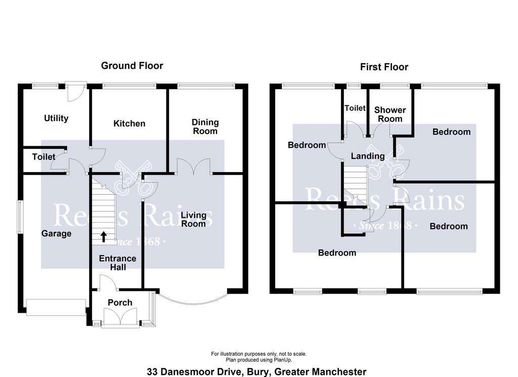 4 bedroom semi-detached house for sale - floorplan