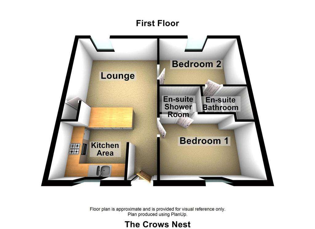 2 bedroom flat to rent - floorplan