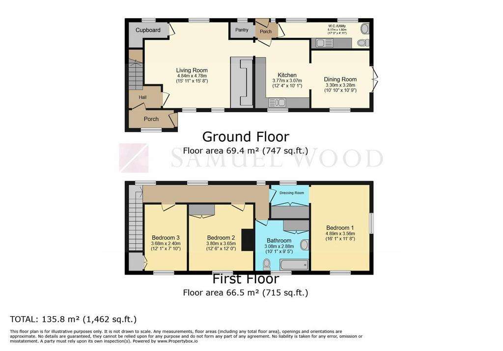 3 bedroom detached house for sale - floorplan