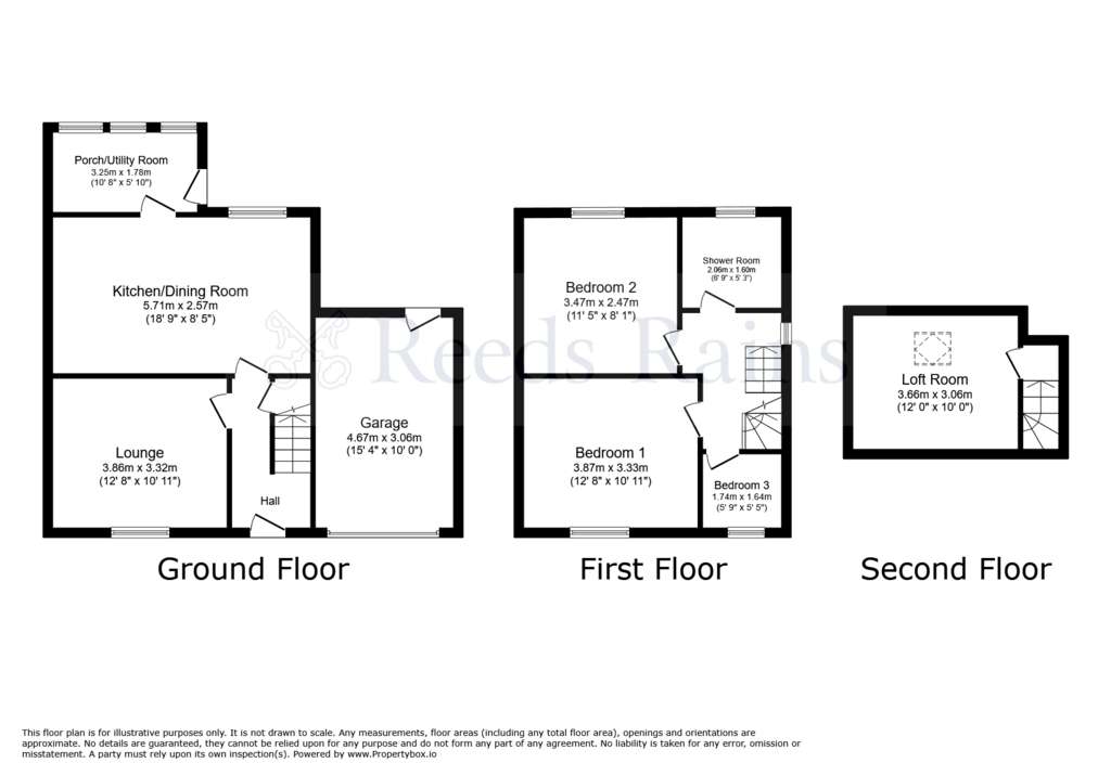 3 bedroom semi-detached house for sale - floorplan