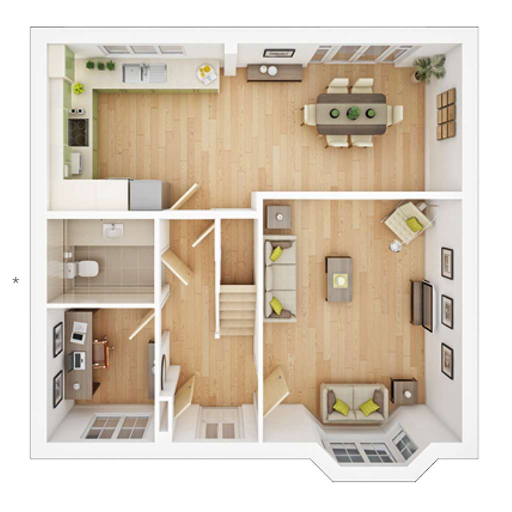 4 bedroom detached house for sale - floorplan