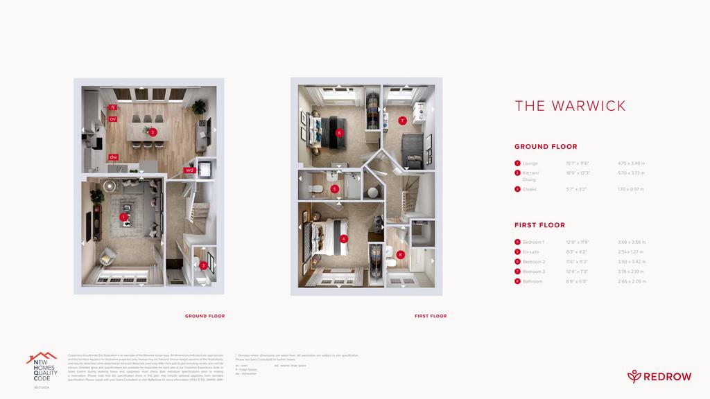 3 bedroom terraced house for sale - floorplan