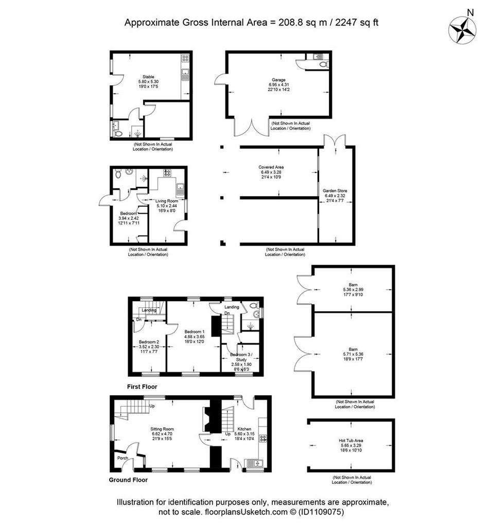 3 bedroom detached house for sale - floorplan