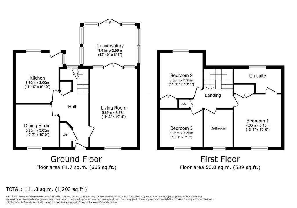 3 bedroom link-detached house for sale - floorplan