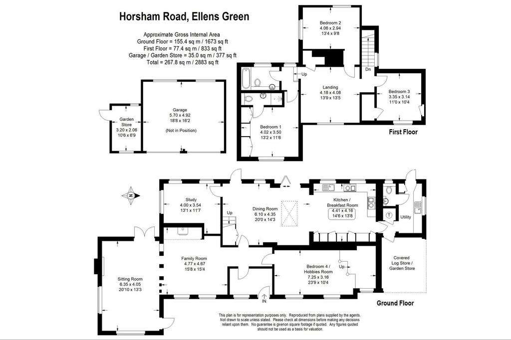 4 bedroom detached house for sale - floorplan