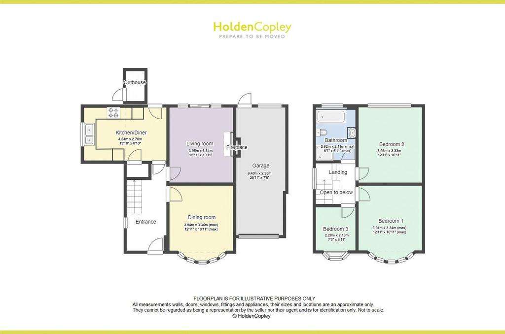 3 bedroom detached house for sale - floorplan