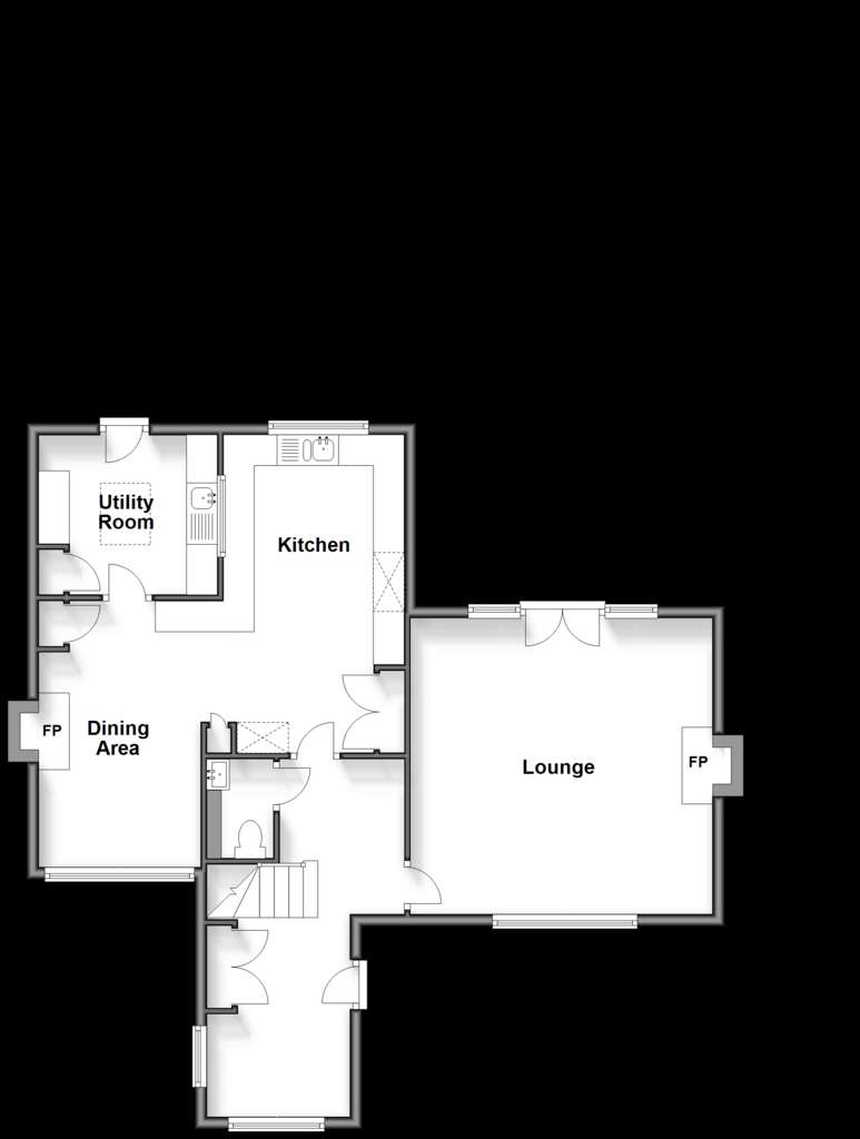 3 bedroom detached house for sale - floorplan