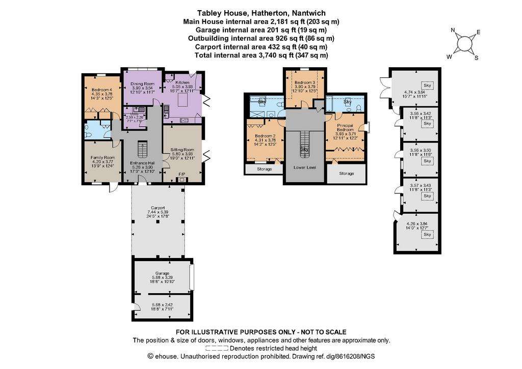 4 bedroom barn conversion for sale - floorplan