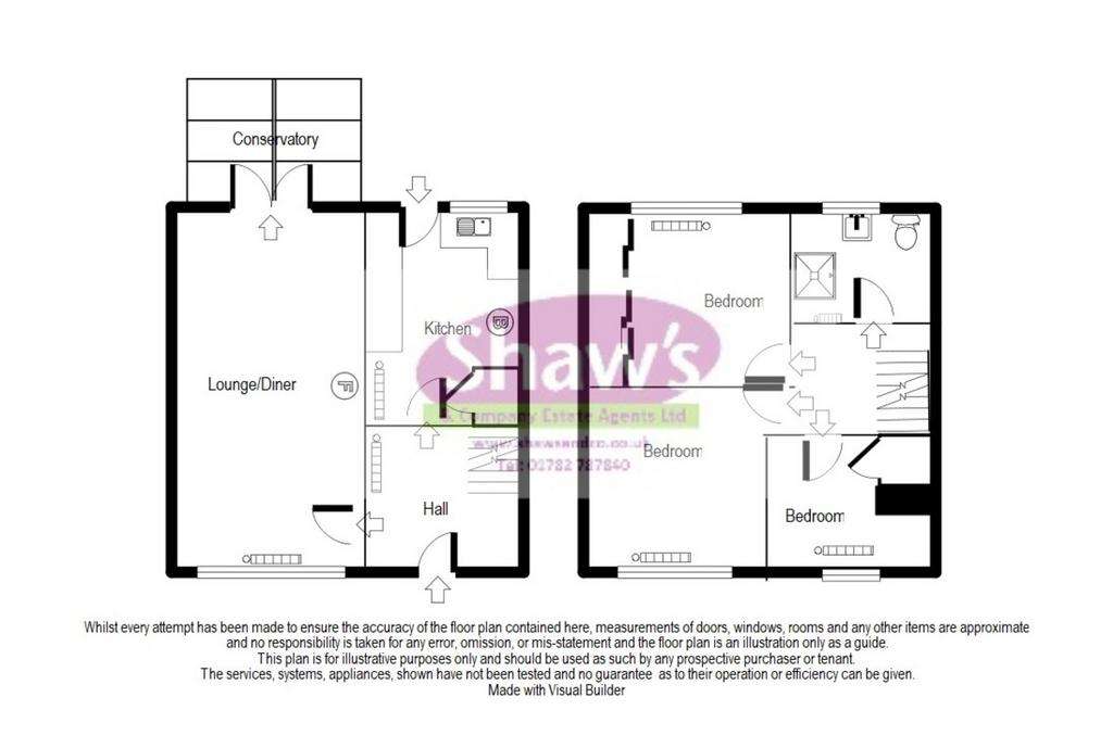 3 bedroom semi-detached house for sale - floorplan