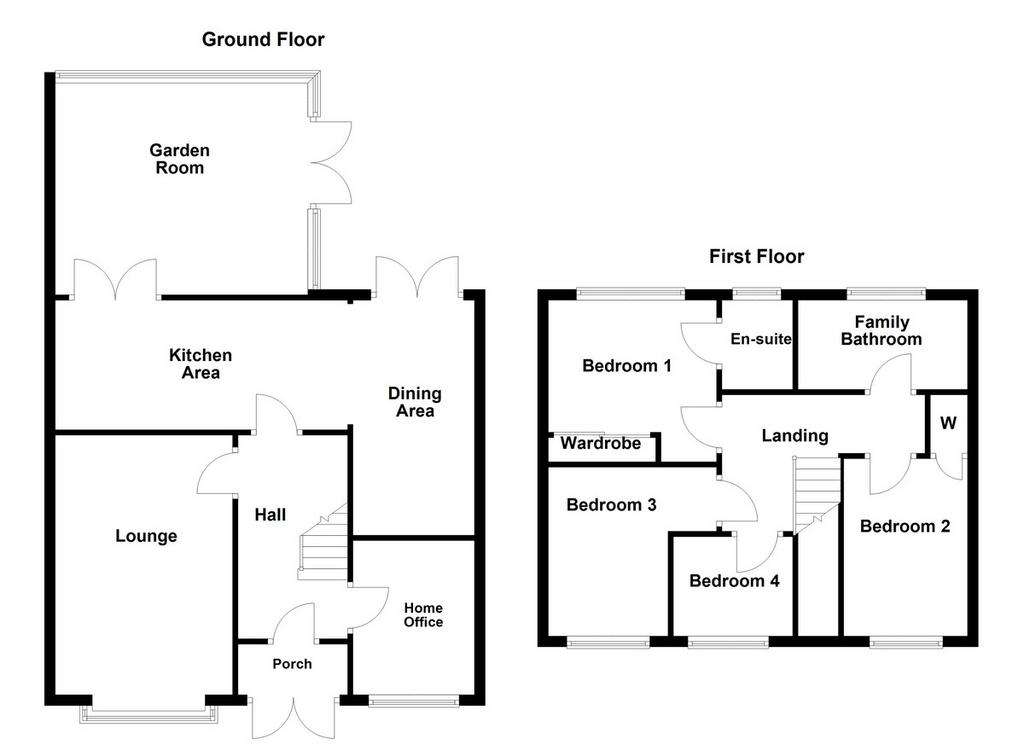 4 bedroom detached house for sale - floorplan