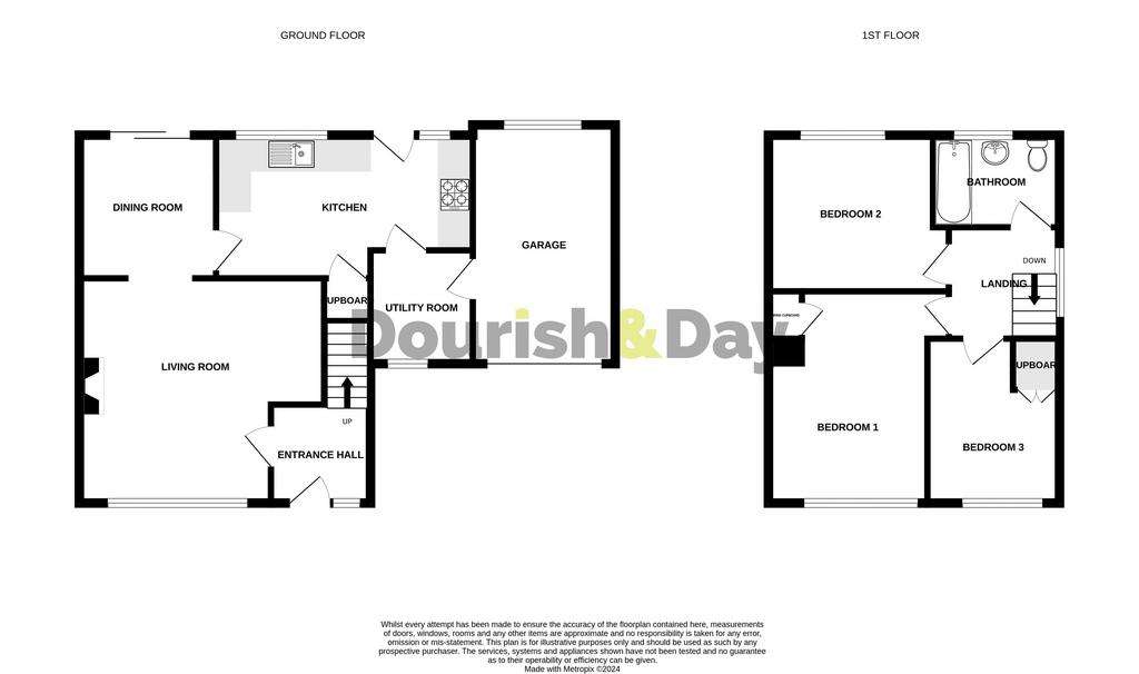 3 bedroom detached house for sale - floorplan