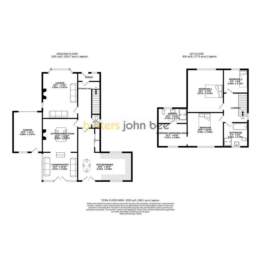 4 bedroom detached house for sale - floorplan