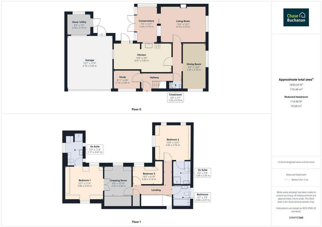 3 bedroom house for sale - floorplan