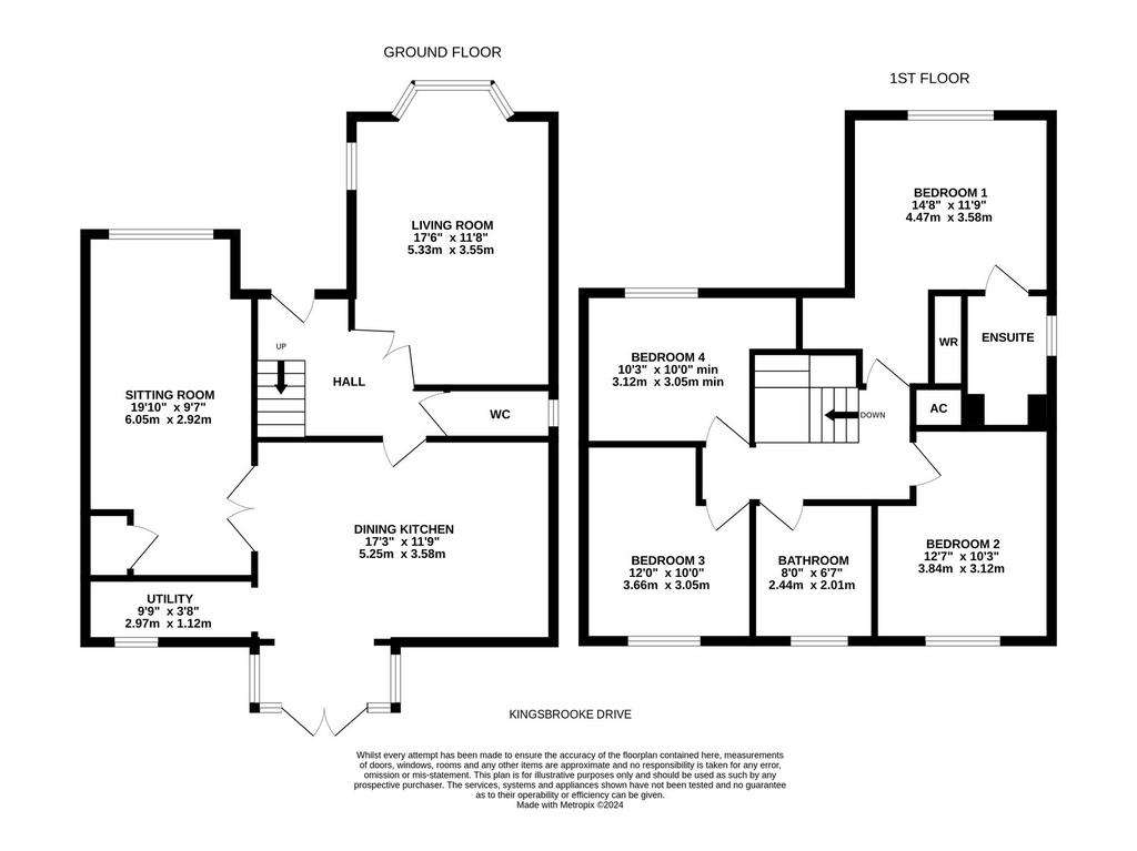 4 bedroom detached house for sale - floorplan