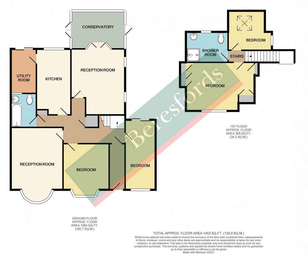 4 bedroom semi-detached house for sale - floorplan