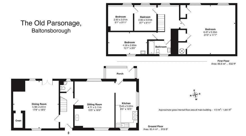 4 bedroom semi-detached house for sale - floorplan