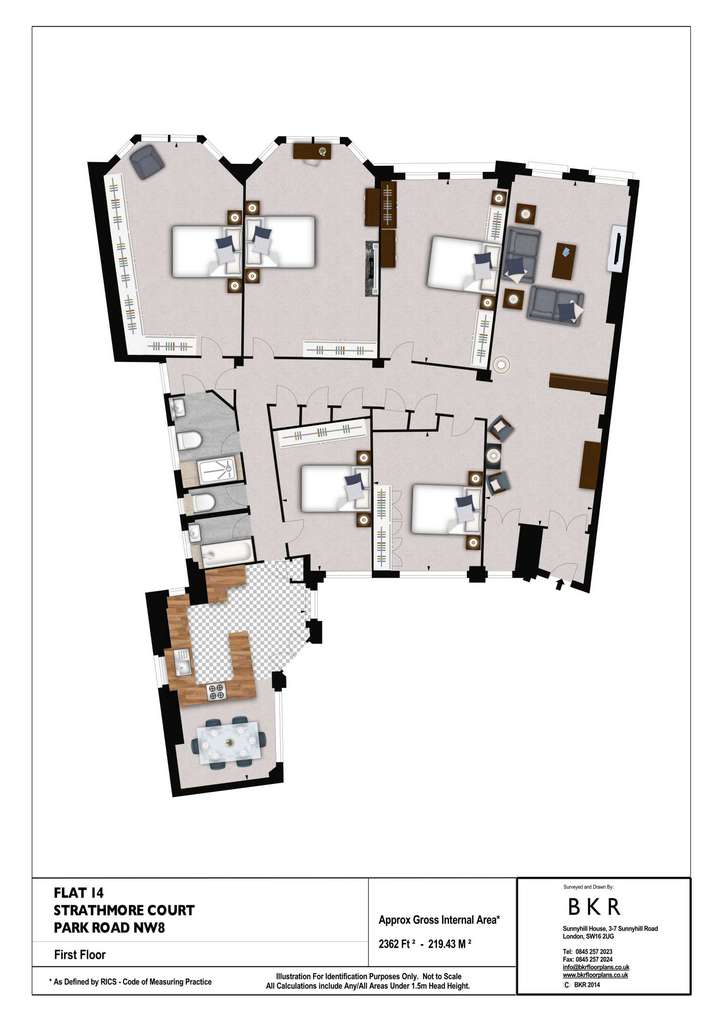 5 bedroom flat to rent - floorplan