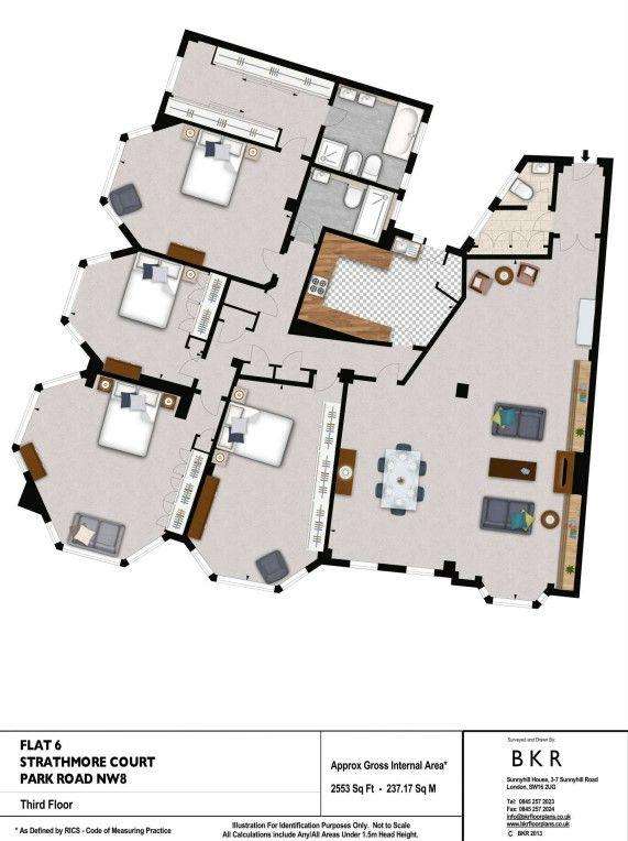 4 bedroom flat to rent - floorplan