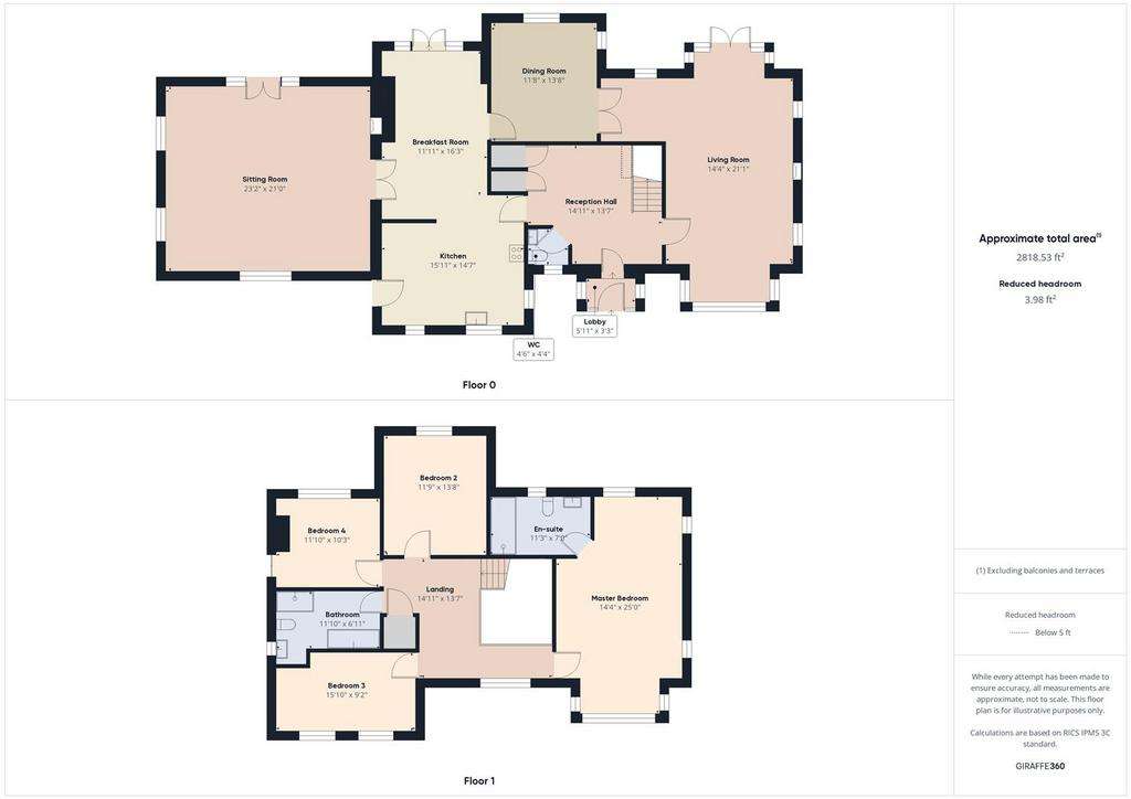 4 bedroom detached house for sale - floorplan