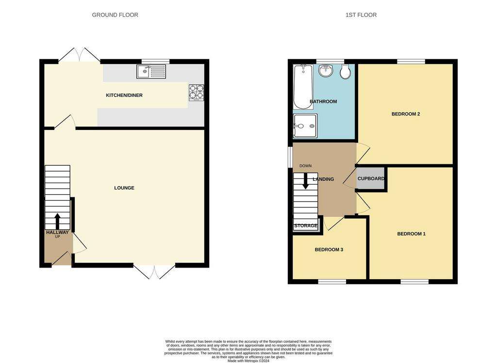 3 bedroom detached house for sale - floorplan