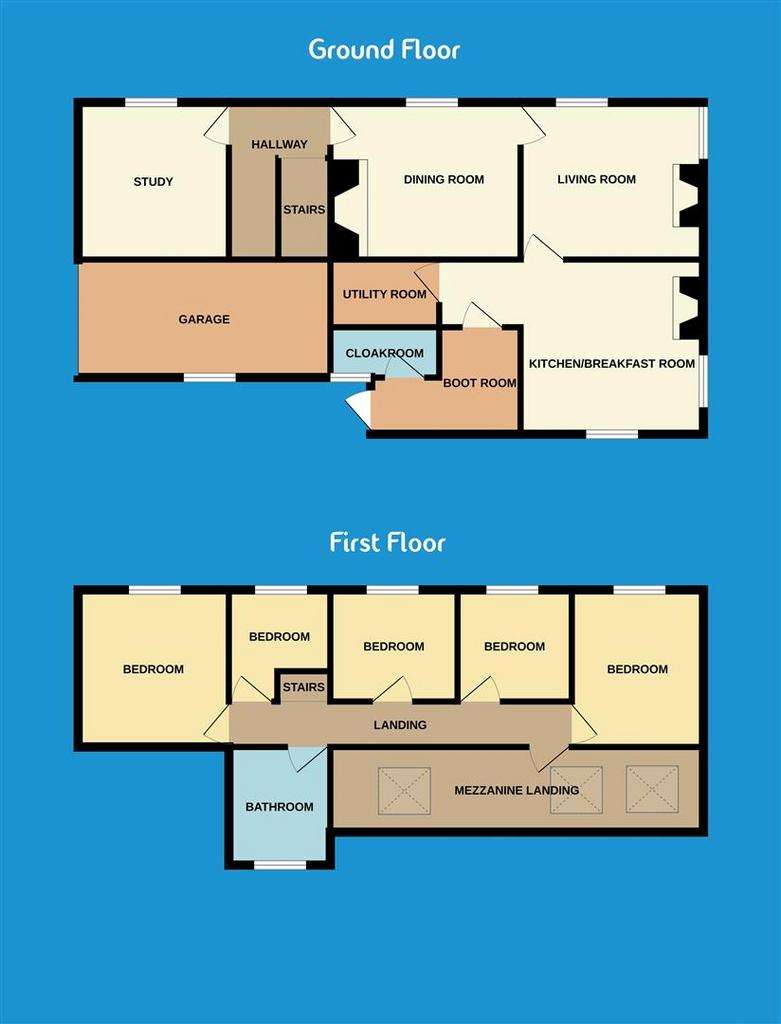 5 bedroom house for sale - floorplan