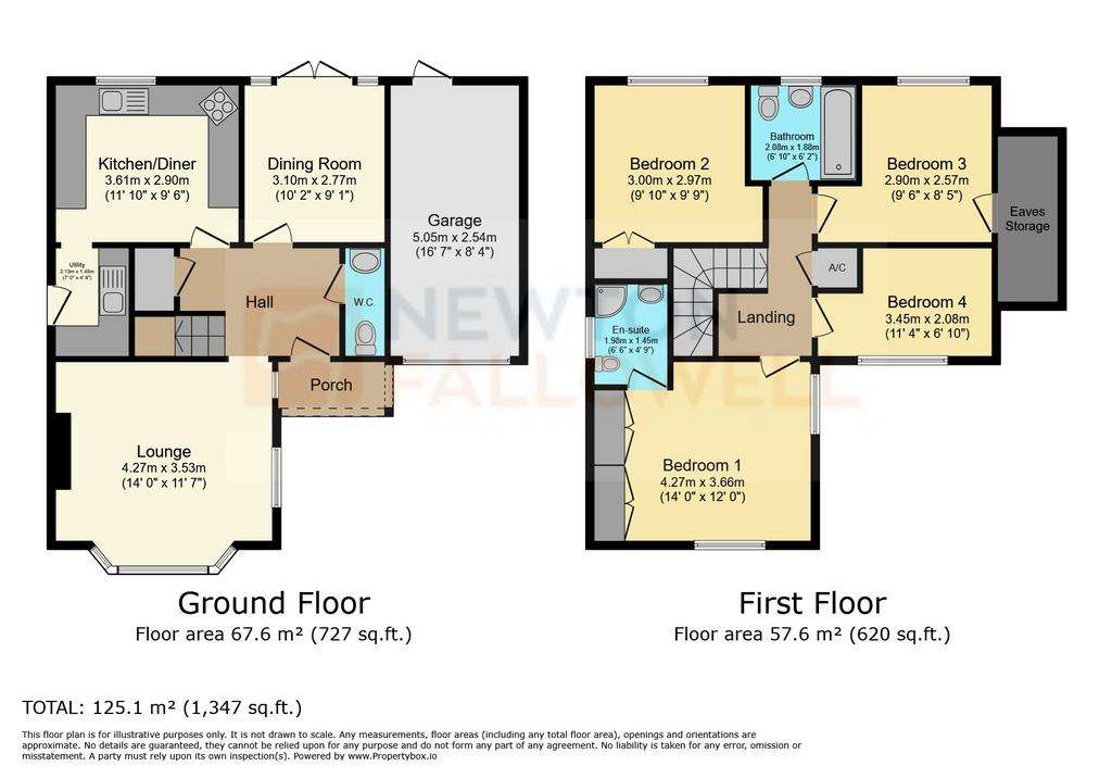 4 bedroom detached house for sale - floorplan