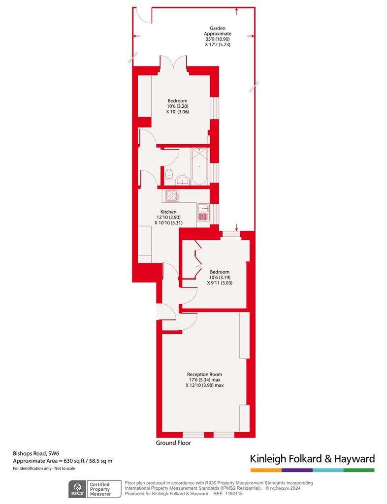 2 bedroom flat for sale - floorplan