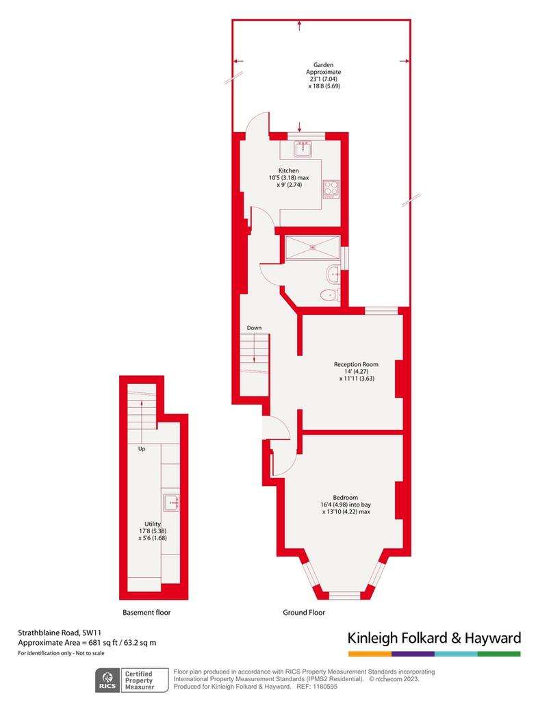 1 bedroom flat for sale - floorplan