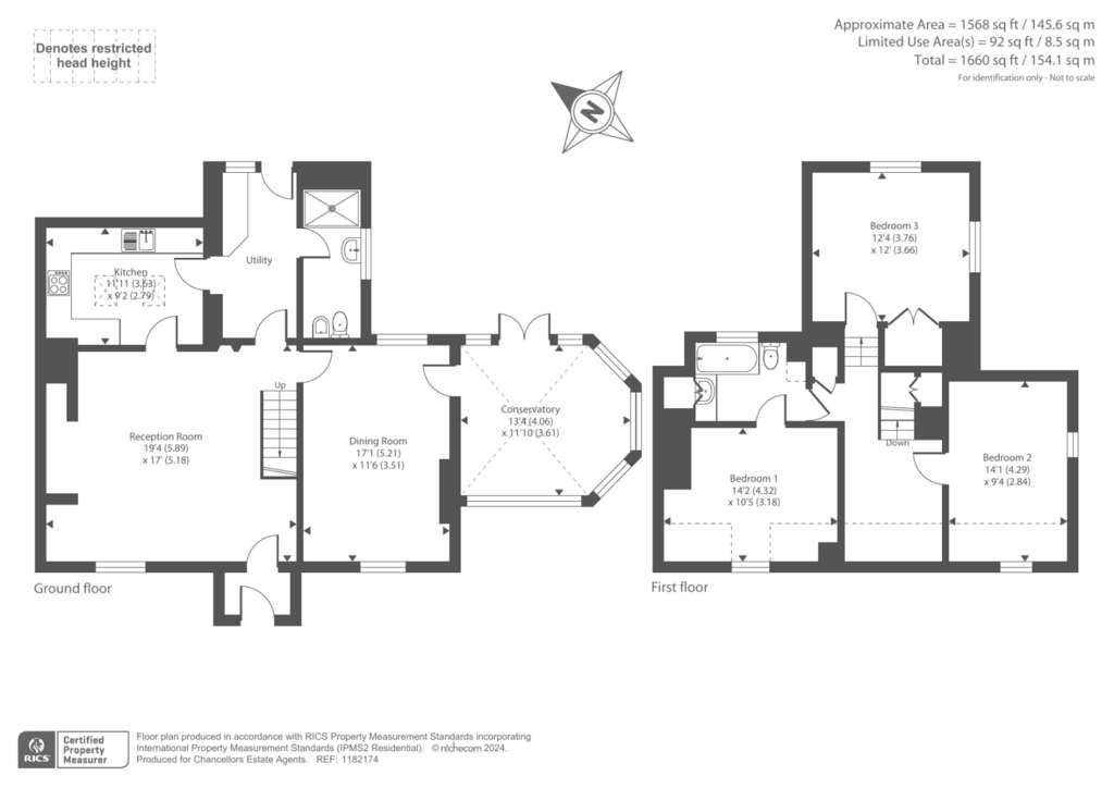 3 bedroom detached house to rent - floorplan