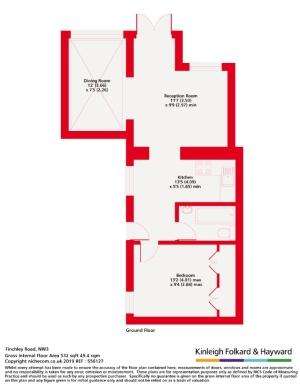 1 bedroom flat to rent - floorplan