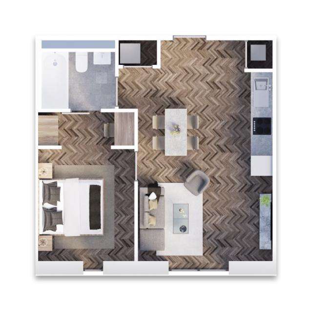 1 bedroom flat for sale - floorplan