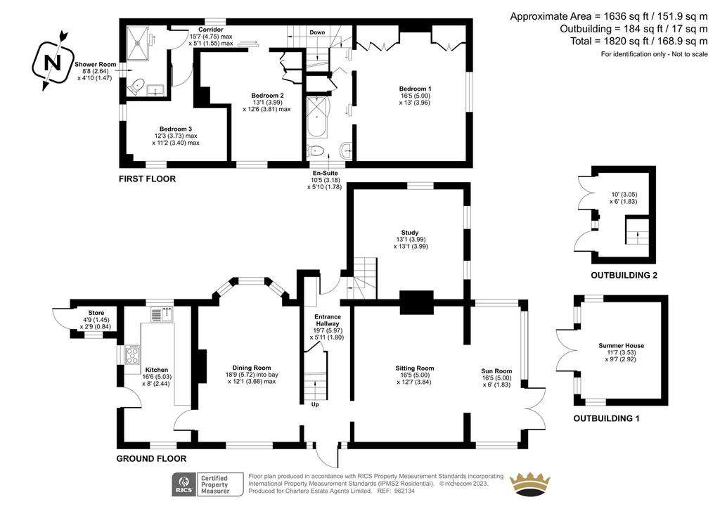 3 bedroom detached house for sale - floorplan