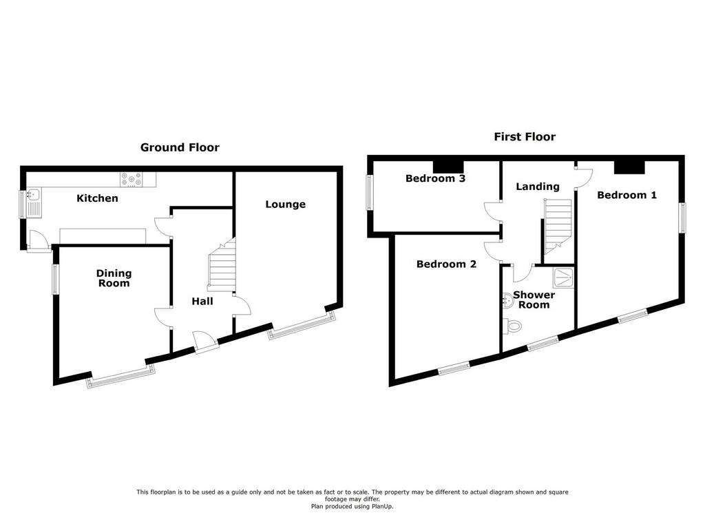 3 bedroom end of terrace house for sale - floorplan